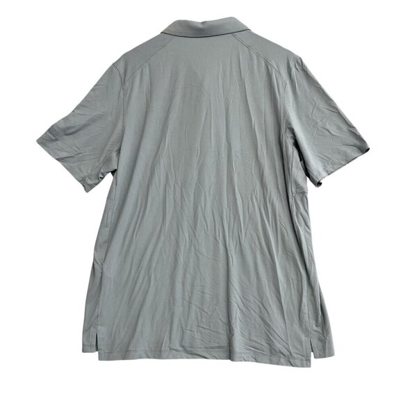 NEW Kirkland Signature Men's L Performance Polo Shirt UPF 50+ Gray - Picture 6 of 8